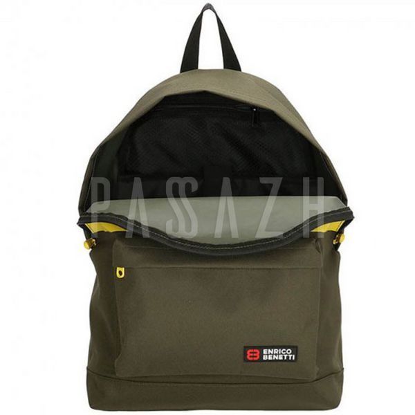 Рюкзак для ноутбука унисекс 18 л Enrico Benetti Amsterdam City Olive Зелений (Eb54578 029) Eb54578 029 фото