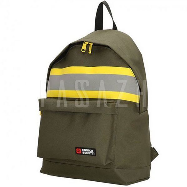 Рюкзак для ноутбука унисекс 18 л Enrico Benetti Amsterdam City Olive Зелений (Eb54578 029) Eb54578 029 фото