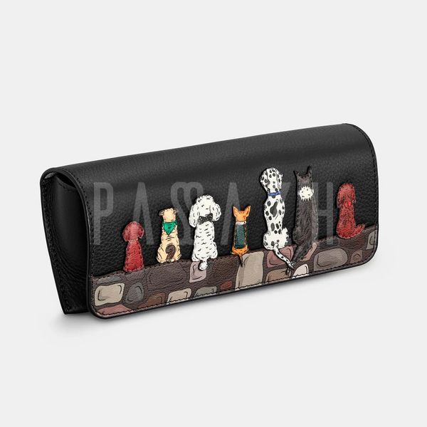 Шкіряний чохол для окулярів Yoshi Y4308 Bark to Bark Black (Y4308 DGPK 1) Y4308 DGPK 1 фото