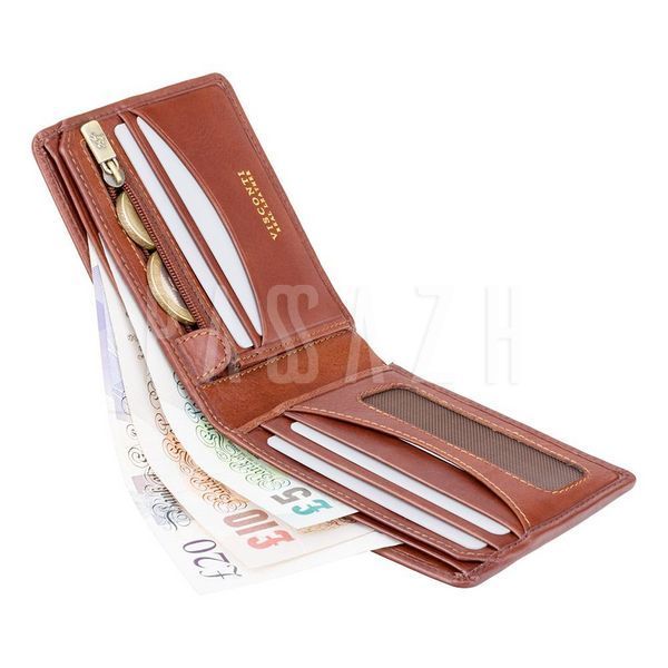 Гаманець чоловічий Visconti TSC46 Francesca c RFID Tan (TSC46 TAN) TSC46 TAN фото