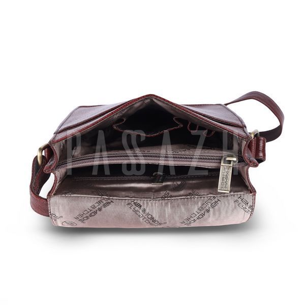 Чоловіча сумка через плече шкіряна Hammonds Flycatcher SB1159 Brown Коричневий (SB1159 BRN) SB1159 BRN фото