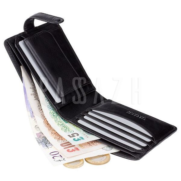 Гаманець чоловічий Visconti TSC47 Riccardo c RFID Black (TSC47 BLK) TSC47 BLK фото