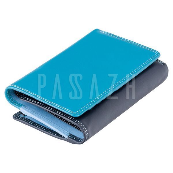 Кошелек женский Visconti RB43 Bora c RFID Blue Multi (RB43 BLUE M) RB43 BLUE M фото