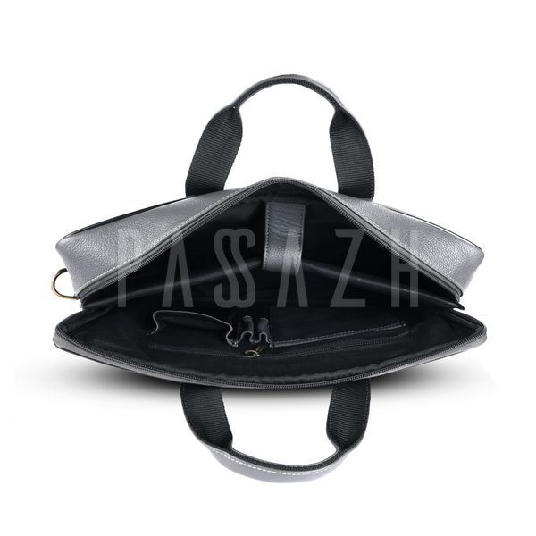 Сумка шкіряна для ноутбука 13 Hammonds Flycatcher LB105 Grey Сірий (LB105 GRY) LB105 GRY фото
