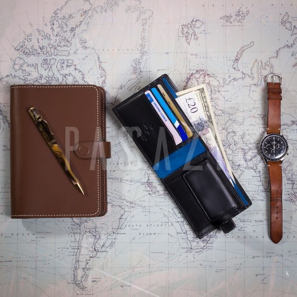 Гаманець чоловічий Visconti PM100 Vincent RFID Black Cobalt (PM100 BK/CB) PM100 BK/CB фото