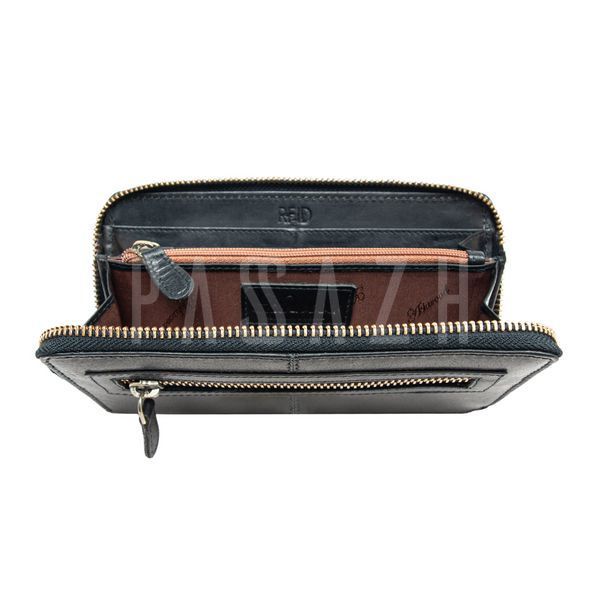Гаманець жіночий Ashwood T90 Black Чорний (T90 BLACK) T90 BLACK фото