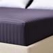 Простирадло натяжне Boston Сатин Anthracite Stripe 80x190 см (BAS819) BAS22 фото 2