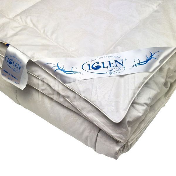 Стьобана пухова ковдра Iglen 1с 172x205 см 100% пуху зимова (1722051с) IGL-1с фото