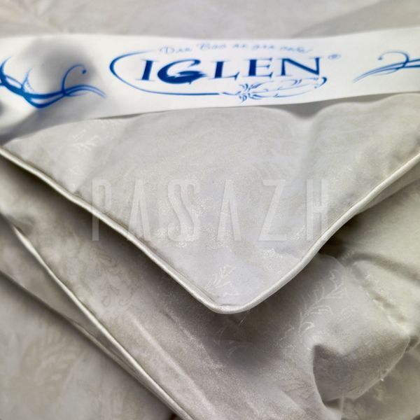 Стьобана пухова ковдра Iglen 1с 160x215 см 100% пуху зимова (1602151с) IGL-1с фото