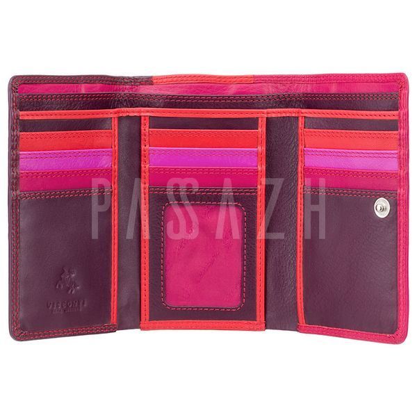 Гаманець жіночий Visconti RB43 Bora RFID Plum Multi (RB43 PLUM M) RB43 PLUM M фото