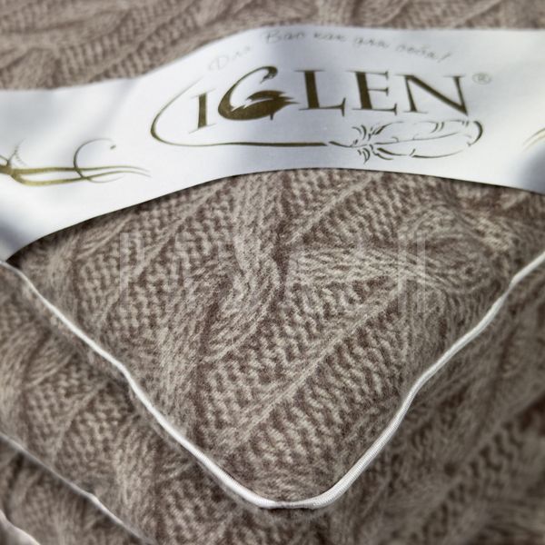 Ковдра дитяча з овечої вовни Iglen 5F 110x140 см у фланелі зимова (1101405F) IGL-5F фото