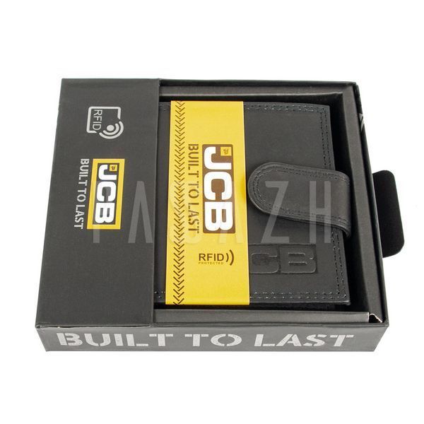 Кошелек кожаный мужской JCB NC45MN Black Черный (JCBNC45MN BLK) JCBNC45MN BLK фото