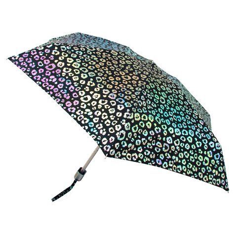 Міні парасолька жіноча Fulton L501-041116 Tiny-2 Iridescent Leopard Райдужний леопард (L501-041116) L501-041116 фото