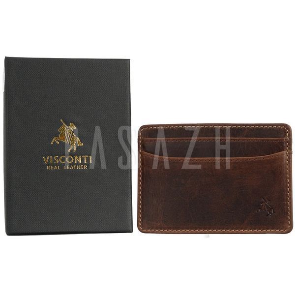 Картхолдер Visconti VT90 Carlo Chestnut Brown (VT90 CHT/BRN) VT90 CHT/BRN фото