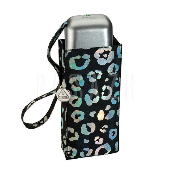 Міні парасолька жіноча Fulton L501-041116 Tiny-2 Iridescent Leopard Райдужний леопард (L501-041116) L501-041116 фото