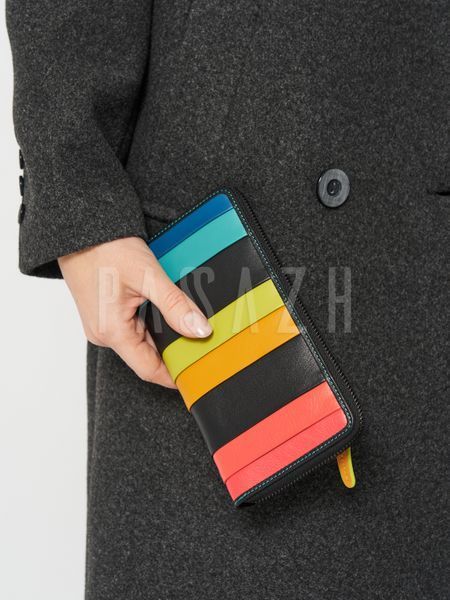 Гаманець жіночий Visconti STR5 Corfu c RFID Black Multi (STR5 BLK M) STR5 BLK M фото