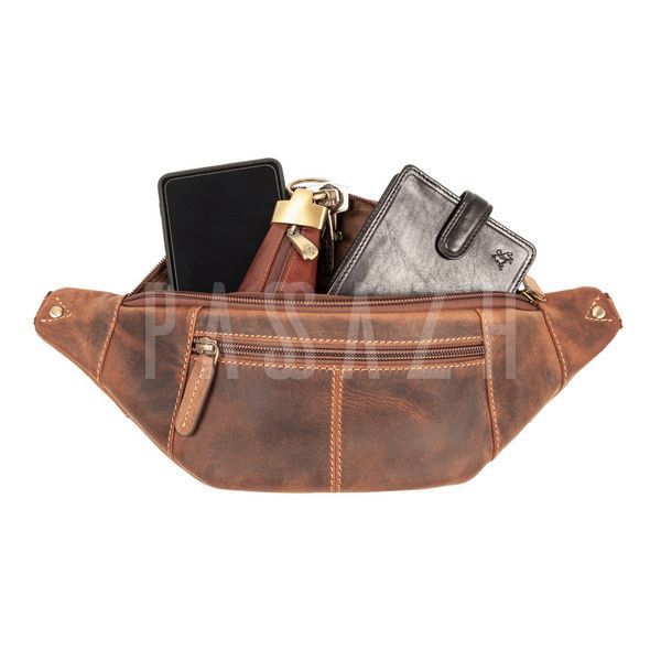Сумка на пояс Visconti 721 Bumbag Large Oil Tan (721 OIL TAN) 721 OIL TAN фото