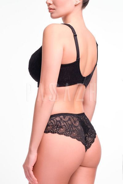 Труси-бразиліана жіночі Effetto Lingerie SIMONA 009 25 02 40/M чорні 157681 фото