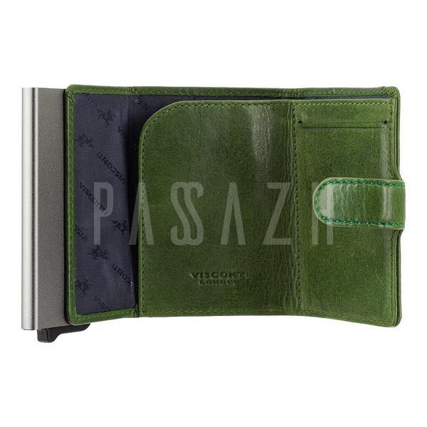Гаманець-картхолдер Visconti VSL59 Fireblade Green (VSL59 GREEN) VSL59 GREEN фото