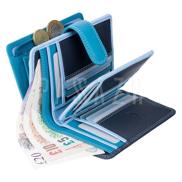 Кошелек женский Visconti RB51 Fiji c RFID Blue Multi (RB51 BLUE M) RB51 BLUE M фото