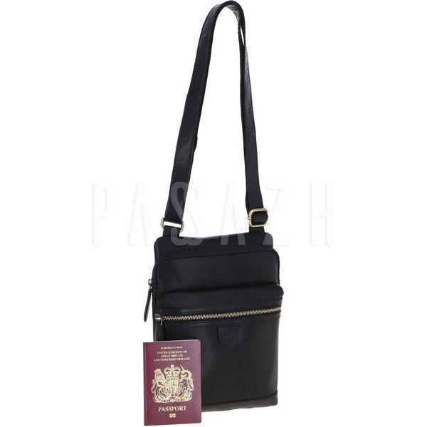 Сумка мужская Ashwood T71 Black (T71 BLK) T71 BLK фото