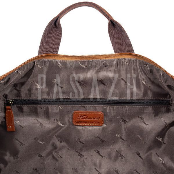 Чоловіча дорожня сумка Ashwood 8150 Tan Рудий (8150 TAN) 8150 TAN фото