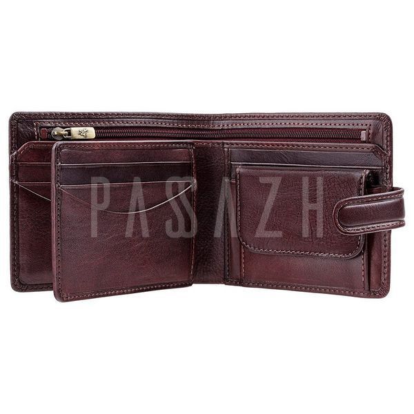 Гаманець чоловічий Visconti TSC42 Arezzo RFID Brown (TSC42 BRN) TSC42 BRN фото