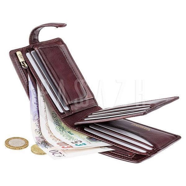 Гаманець чоловічий Visconti TSC42 Arezzo RFID Brown (TSC42 BRN) TSC42 BRN фото
