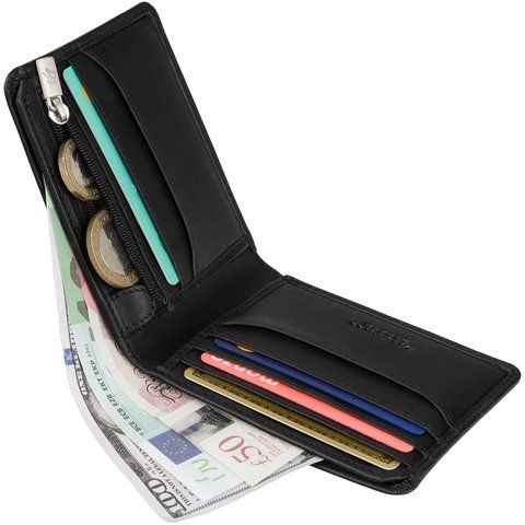 Гаманець чоловічий Visconti VT96 Rocco Matte Black (VT96 M/BLK) VT96 M/BLK фото