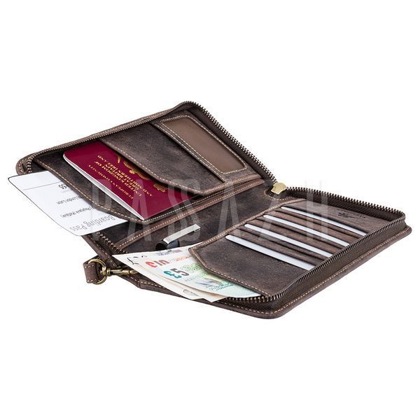 Портмоне дорожное Visconti 728 Wing Oil Brown (728 OIL BRN) 728 OIL BRN фото