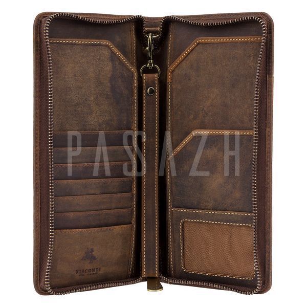 Портмоне дорожнє Visconti 728 Wing Oil Tan (728 OIL TAN) 728 OIL TAN фото