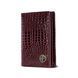 Кожаный картхолдер Hammonds Flycatcher CC606 Croc Brown Коричневый (CC606 CROC BR) CC606 CROC BR фото 2