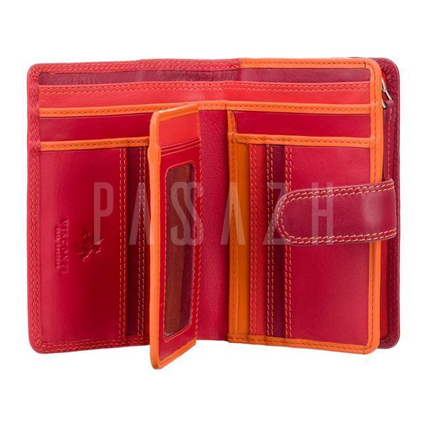 Гаманець жіночий Visconti RB51 Fiji c RFID Red Multi (RB51 RED M) RB51 RED M фото