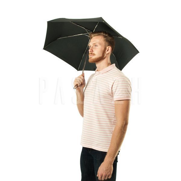 Парасоля унісекс Fulton Superslim-1 L552 Black Чорний (L552-011171) L552-011171 фото