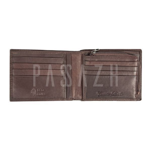 Кошелек кожаный мужской Ridgeback JBNC39MN Brown Коричневий (JBNC39MN BRN) JBNC39MN BRN фото