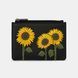 Женский кожаный кошелек Yoshi Y1321 Sunflowers Black (Y1321 SF 1) Y1321 SF 1 фото 1