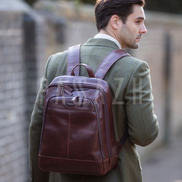 Чоловічий рюкзак Ashwood 8144 Brown Коричневий (8144 BRN) 8144 BRN фото