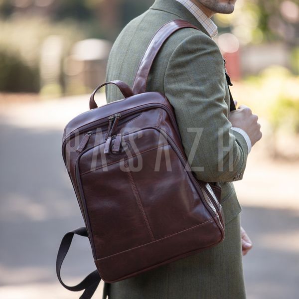 Чоловічий рюкзак Ashwood 8144 Brown Коричневий (8144 BRN) 8144 BRN фото