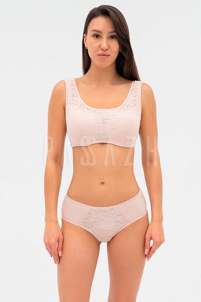 Бюстгальтер-топ с формованной чашкой Effetto Lingerie ALESSIA 007 19 03 75E серебряный пионовый 157460 фото