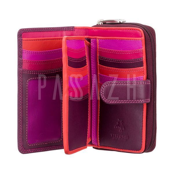 Гаманець жіночий Visconti R13 Carmelo RFID Plum Multi (R13 PLUM M) R13 PLUM M фото