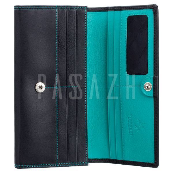 Кошелек женский Visconti CD21 Topaz Black Aqua (CD21 BLK/AQUA) CD21 BLK/AQUA фото