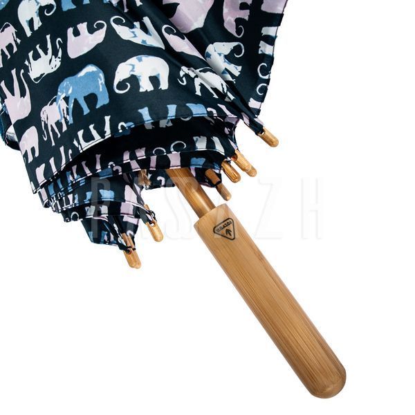 Парасолька жіноча Fulton L914-039847 Eco Ocean UV Marching Elephants (L914-039847) L914-039847 фото