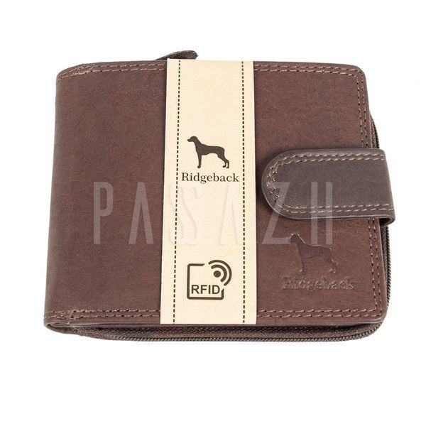 Кошелек кожаный мужской Ridgeback JBNC43MN Brown Коричневый (JBNC43 BRN) JBNC43 BRN фото