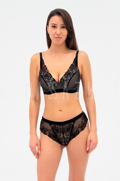 Бюстгальтер с пуш ап Effetto Lingerie VIOLETTA 016 01B 02 75D чёрный 158183 фото