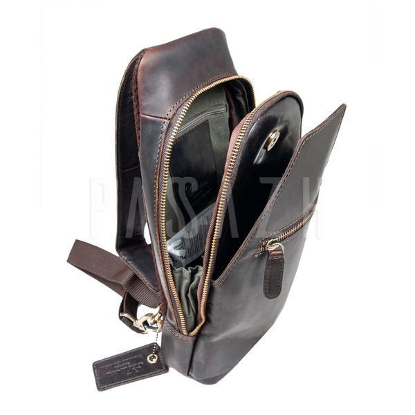 Cумка нагрудная Ashwood K43 Brown Коричневый (K43 BRN) K43 BRN фото