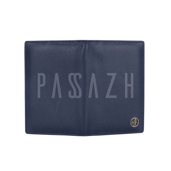 Кожаная обложка для паспорта Hammonds Flycatcher PH602 Prus Blue Синий (PH602 BNL) PH602 BNL фото