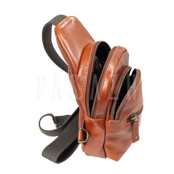 Cумка нагрудная Ashwood 8147 TEMPONADO TAN Рыжий (8147 TAN) 8147 TAN фото