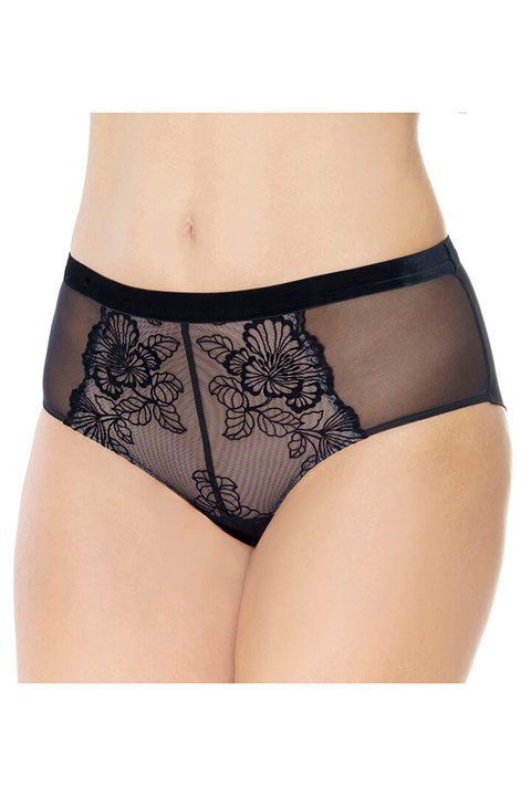 Трусы женские Effetto Lingerie VIOLETTA 016 40 02 40/M чёрные 160017 фото
