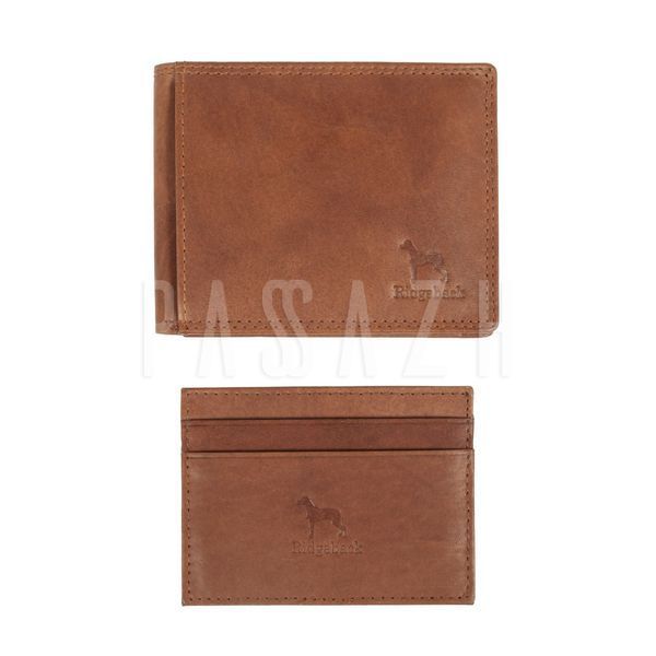 Кошелек кожаный мужской Ridgeback JBNC 49MN Tan Рыжий (JBNC49 MN TAN) JBNC49 MN TAN фото