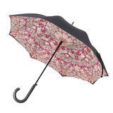 Парасолька жіноча Fulton L856-041321 Morris & Co. Bloomsbury Strawberry Thief Indian Red (L856-041321) L856-041321 фото
